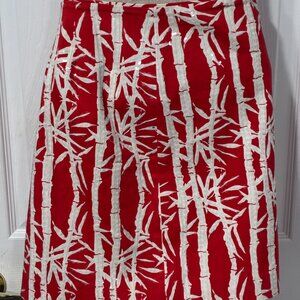 MICHAEL Michael Kors Tropical Floral Print Sequin Mini Skirt Women's Size 14